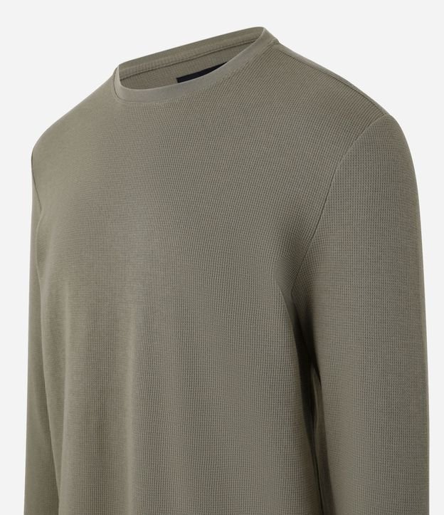 Remera Regular en Algodón con Textura 7