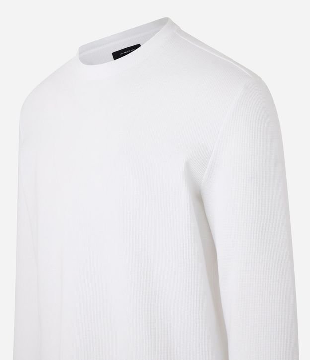 Remera Regular en Algodón con Textura 6
