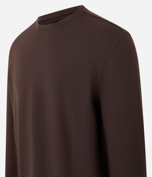 Remera Regular en Algodón con Textura 8