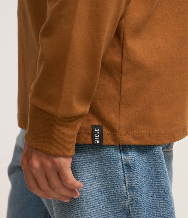Remera Comfort en Algodón con Manga Larga 2