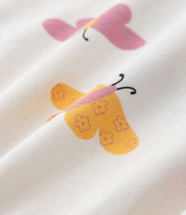 Vestido Infantil con Volados y Estampa Mariposas - Talle 1 a 5 años 4