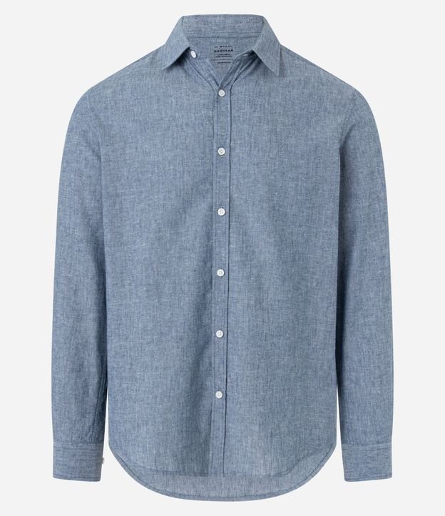 Camisa Comfort Básica en Lino 7
