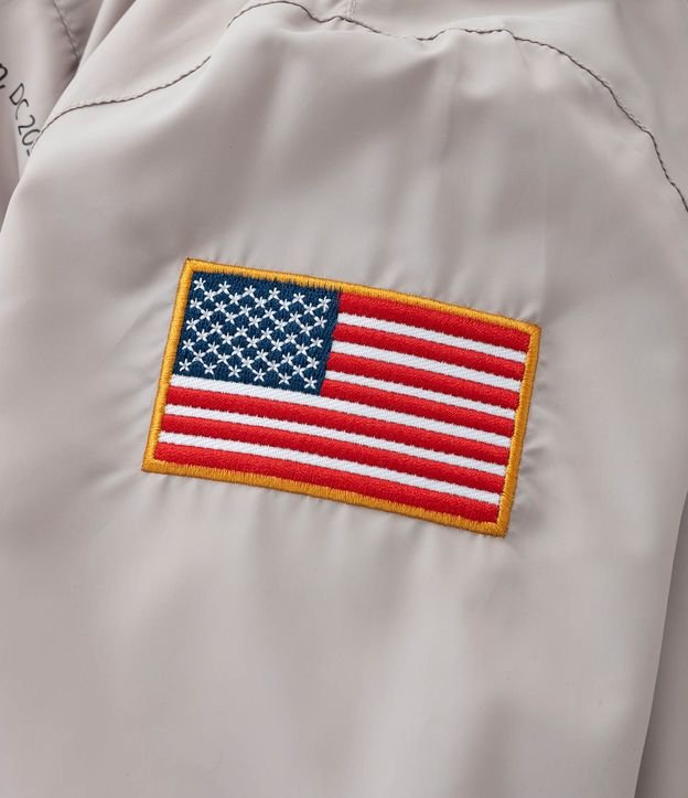 Campera Rompevientos Infantil con Estampa Nasa - Talle 5 a 14 años 5