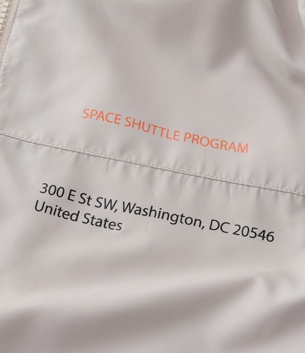 Campera Rompevientos Infantil con Estampa Nasa - Talle 5 a 14 años 6