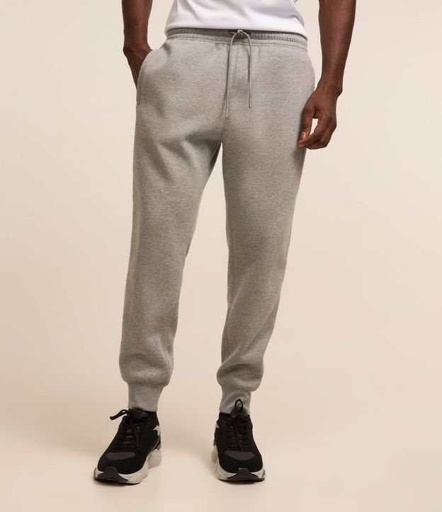 Pantalón Deportivo Básico en Algodón Felpudo 2