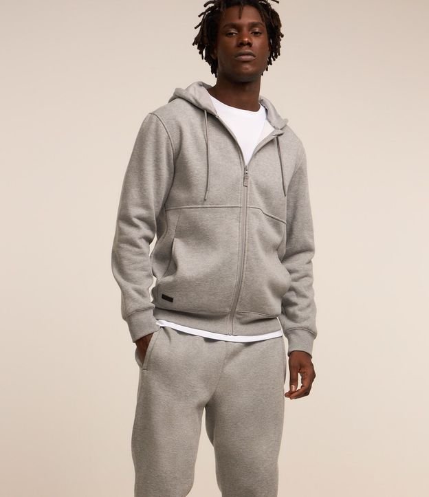 Pantalón Deportivo Básico en Algodón Felpudo 3