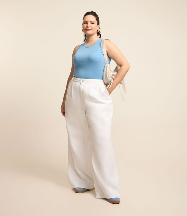 Blusa Cropped en Rib Curve & Plus Size 2