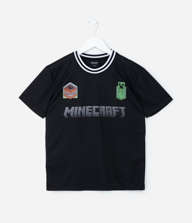 Remera Deportiva Infantil con Estampa Minecraft - Talle 5 a 14 años 2