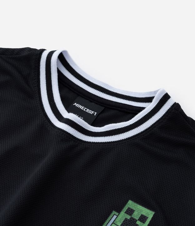Remera Deportiva Infantil con Estampa Minecraft - Talle 5 a 14 años 6