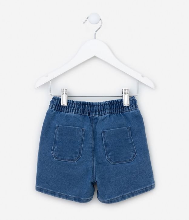 Bermuda Infantil Jeans con Lazo - Talle 1 a 5 años 5