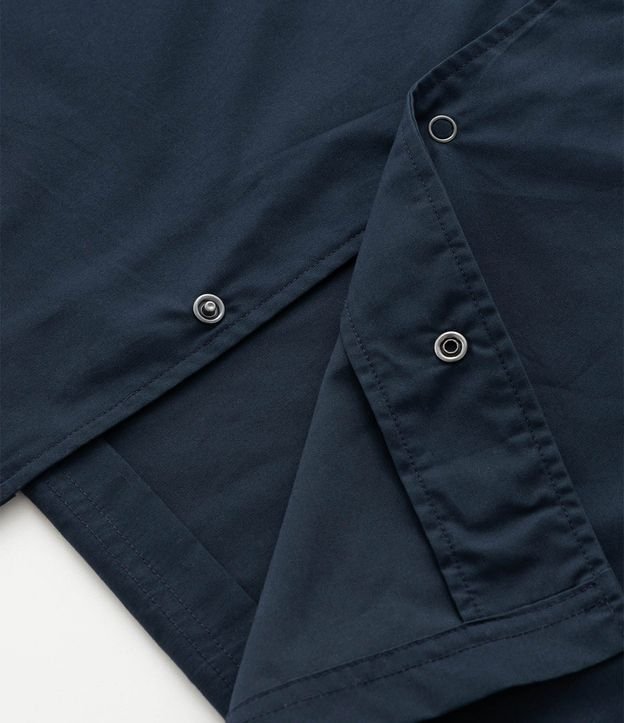 Camisa Boxy en Tricolina con Bolsillos Cargo y Etiqueta 9