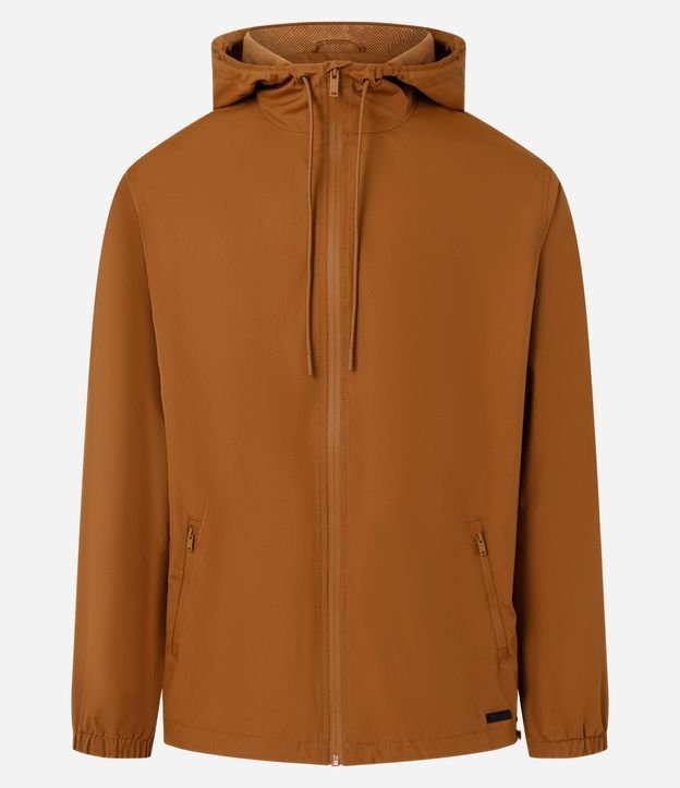Campera Rompevientos con Capucha y Bolsillo con Cierre 8