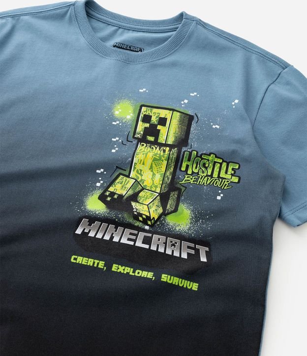 Remera Infantil con Estampa Degrade Minecraft - Talle 5 a 14 años 7