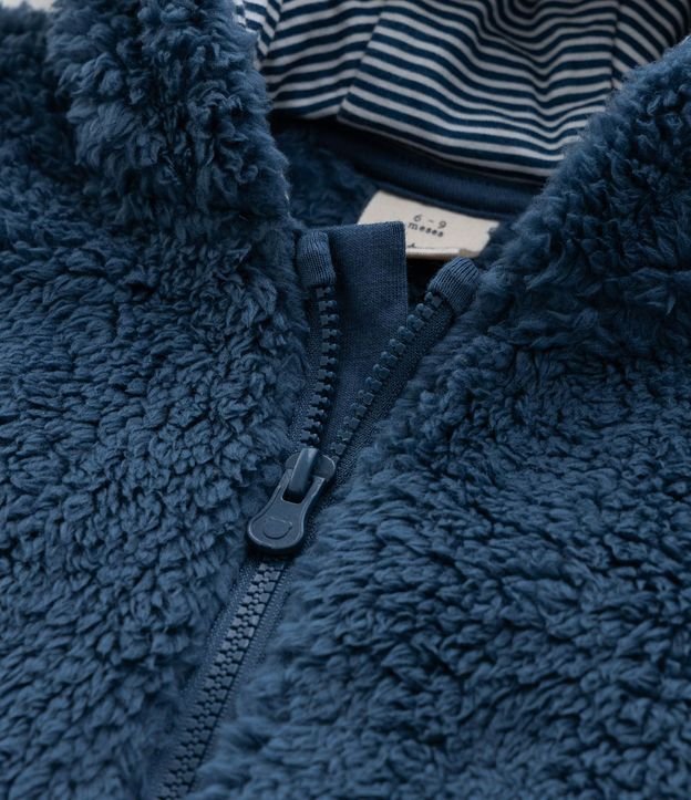 Campera Infantil con Capucha y Orejitas - Talle 0 a 18 meses 5