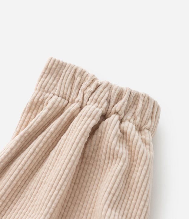 Short Pollera Infantil en Terciopelo con Detalle de Botones - Talle 5 a 14 años 4