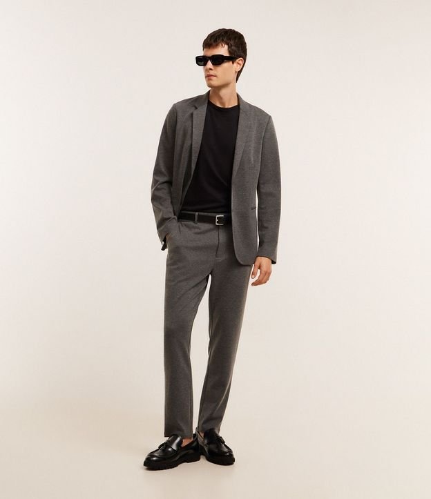 Pantalón Slim Performance en Sastrería con Textura 2