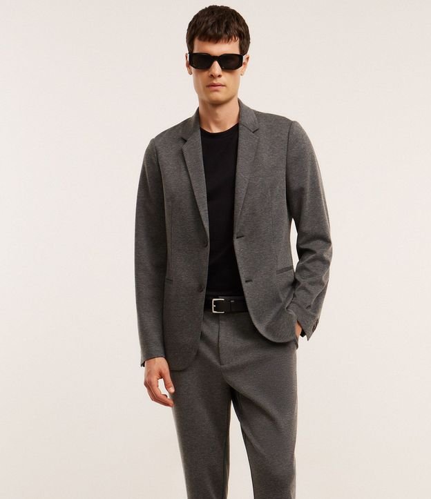 Pantalón Slim Performance en Sastrería con Textura 5