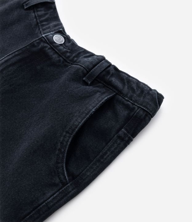 Pantalón Baggy Infantil en Jeans con Bolsillos Cargo - Talle 5 a 14 años 6