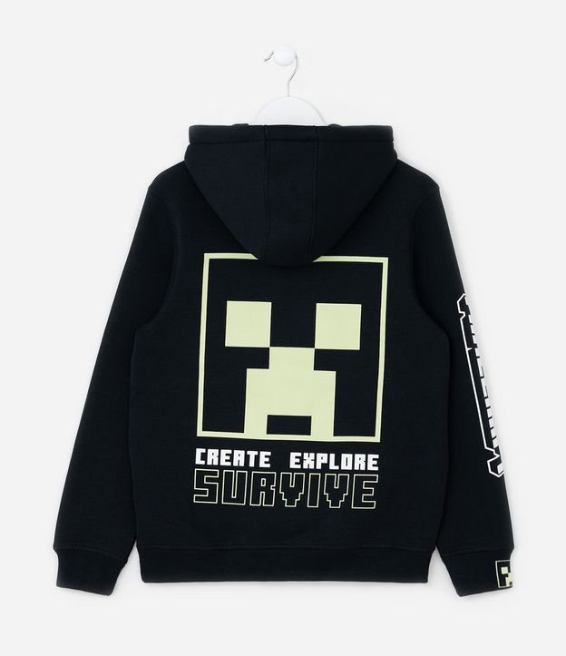 Saco Infantil con Estampa Frente y Espalda Minecraft - Talle 5 a 14 años 3
