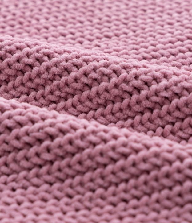 Cardigan Infantil en Chenille con Botones - Talle 0 a 18 meses 3