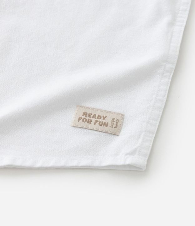 Camisa Básica Infantil en Oxford con Bolsillo - Talle 1 a 5/6 años 7