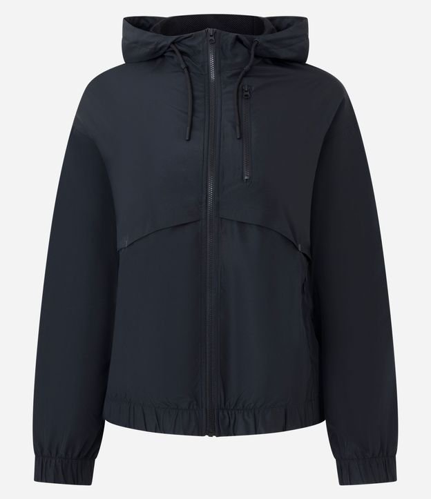Campera Corta Vento Alargada con Saquito para Guardar 5
