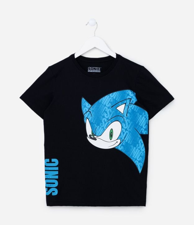 Remera Infantil con Estampa Sonic - Talle 5 a 12 años 2