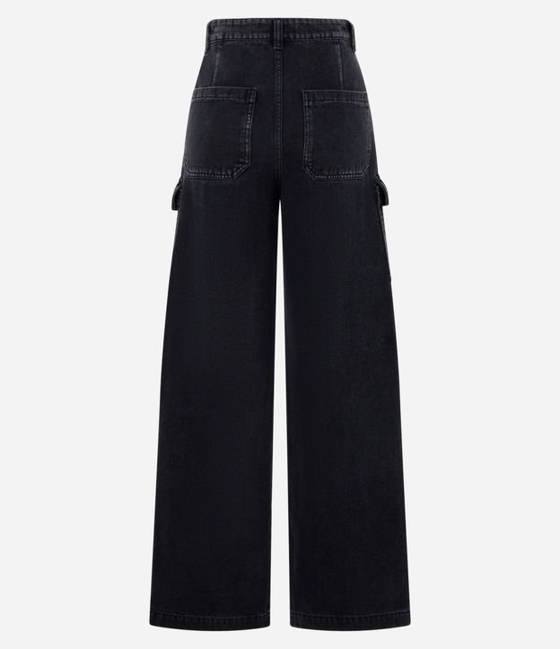 Pantalón años 90 en Jeans con Bolsillo Cargo 7