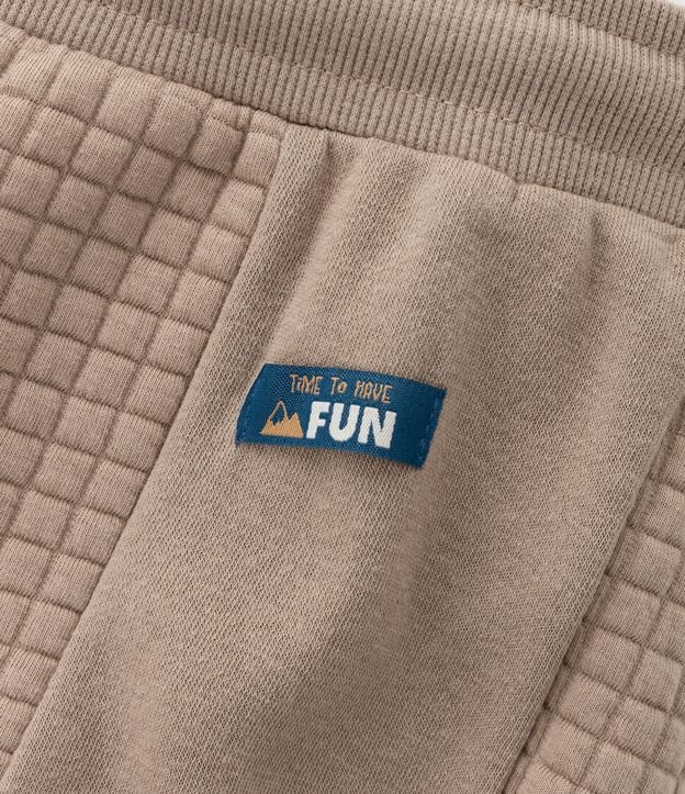 Pantalón Infantil con Textura Cuadriculada - Talle 1 a 5 años 4