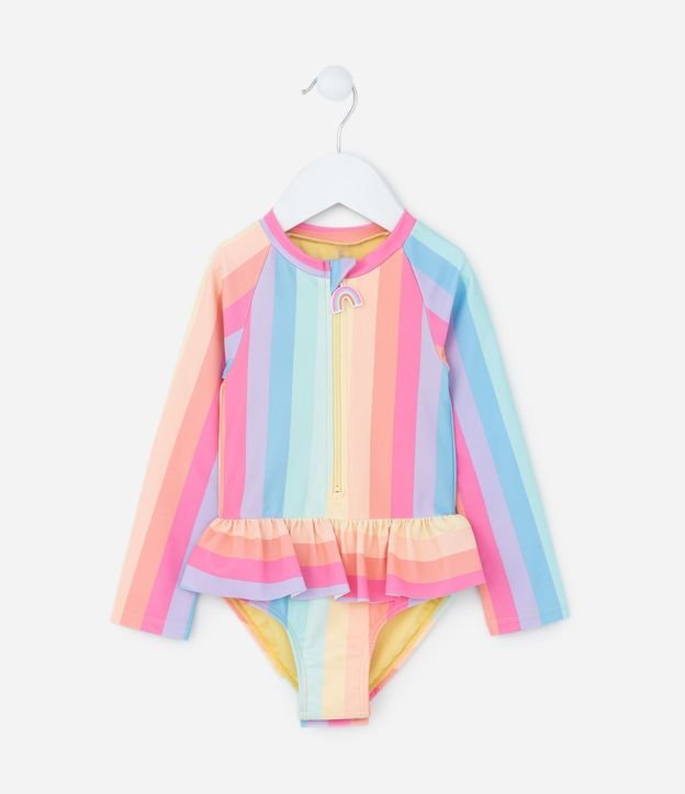 Malla Infantil con Protección UV y Volados - Talle 1 a 4 años 1