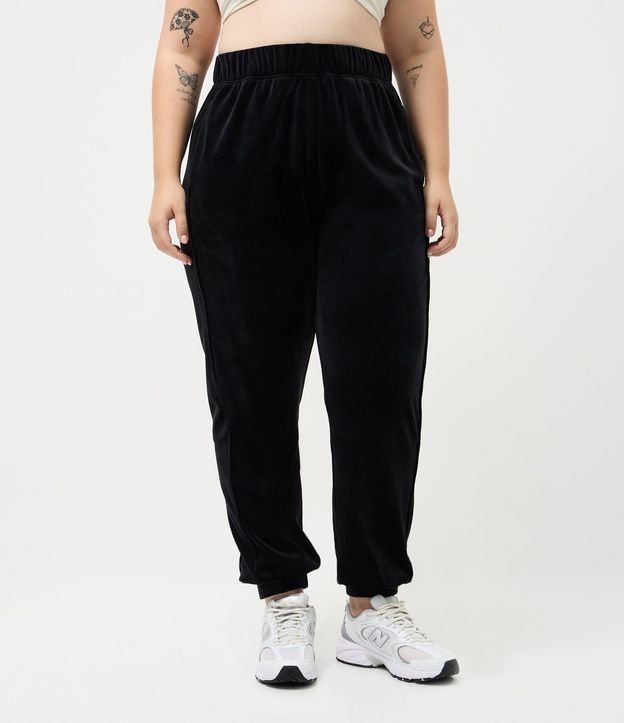 Pantalón Jogger Deportiva en Plush Curve y Plus Size 2