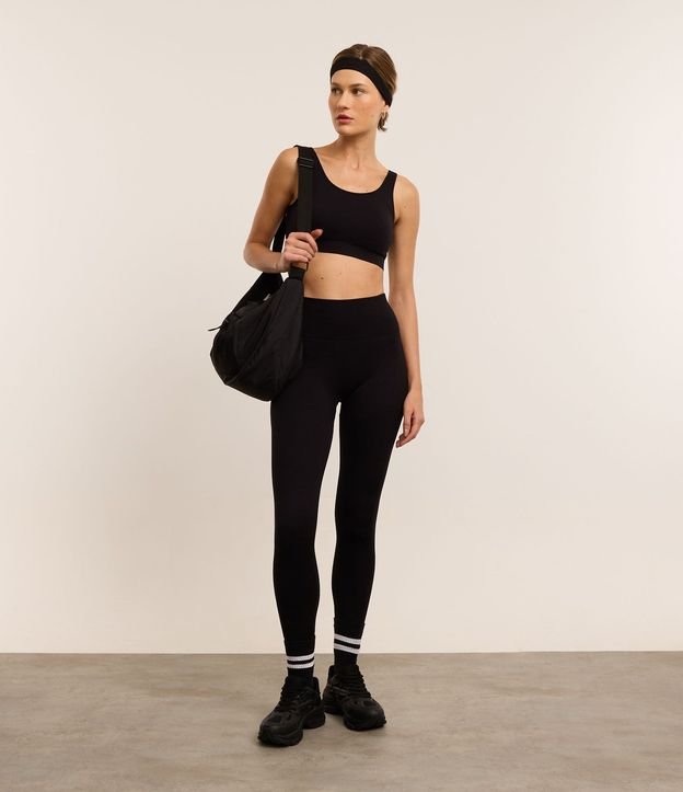 Pantalón Legging Deportiva Acanalado en Rib Seamless 1