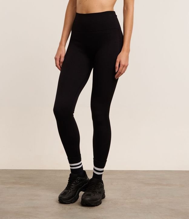 Pantalón Legging Deportiva Acanalado en Rib Seamless 2