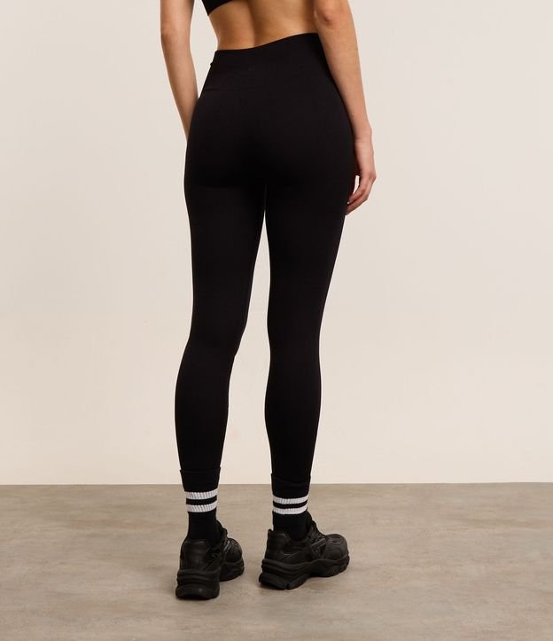 Pantalón Legging Deportiva Acanalado en Rib Seamless 4