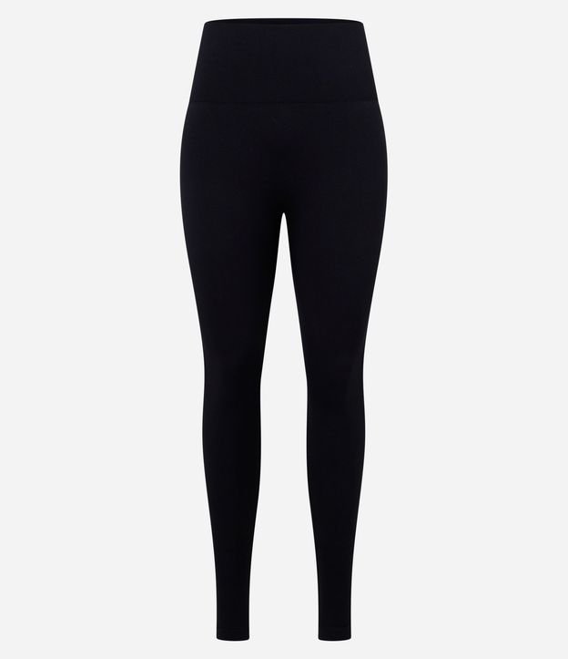Pantalón Legging Deportiva Acanalado en Rib Seamless