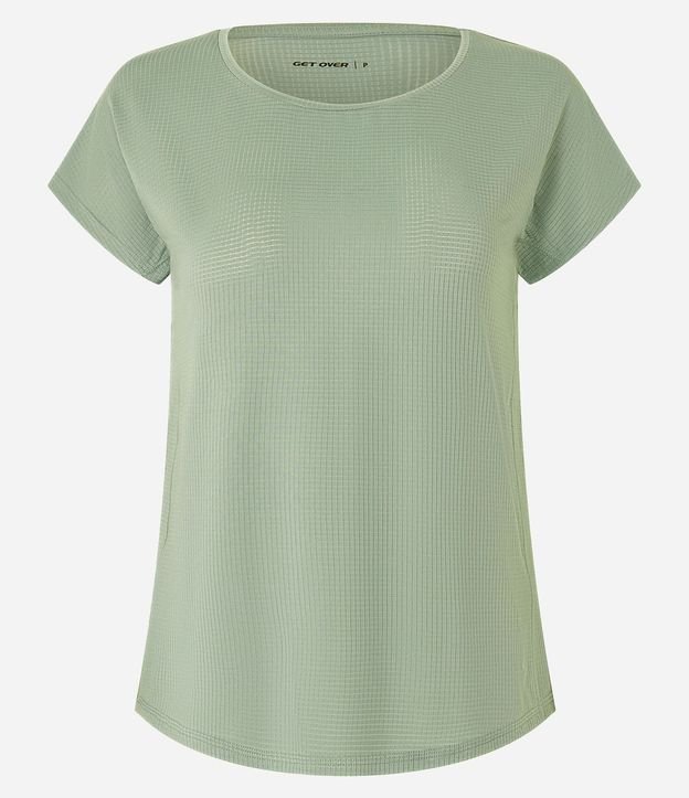 Remera en Microfibra con Escote Redondo 4