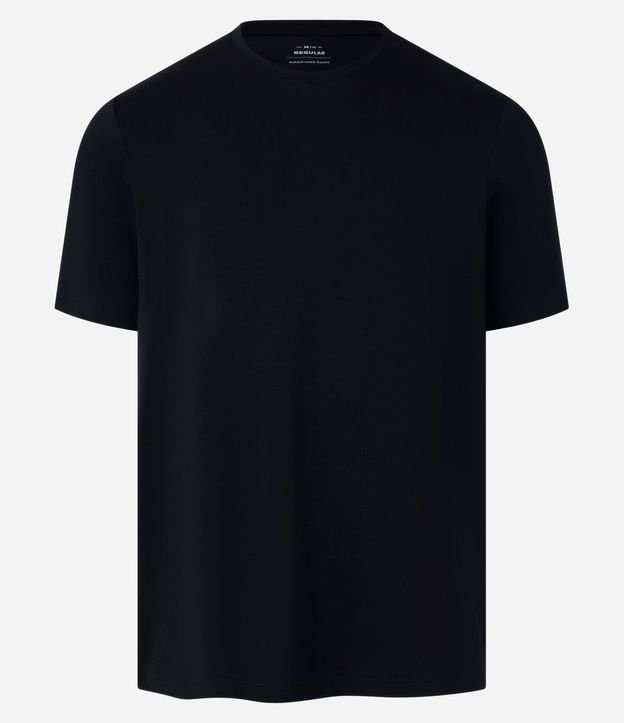 Remera Comfort en Modal con Cuello Redondo 5