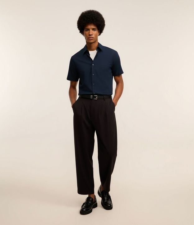 Camisa Slim en Fibra de Bambú