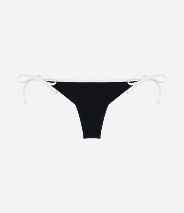 Bikini Bombacha Bottom Moña con Bies Contrastante 6