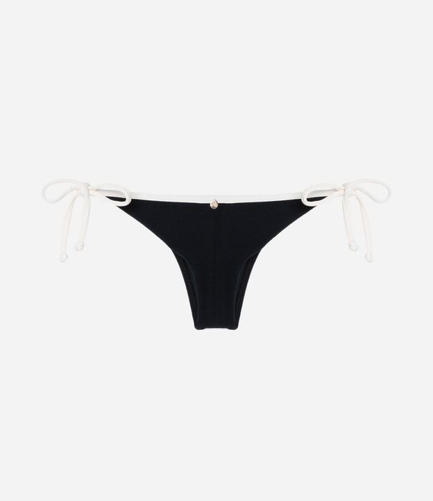 Bikini Bombacha Bottom Moña con Bies Contrastante 7