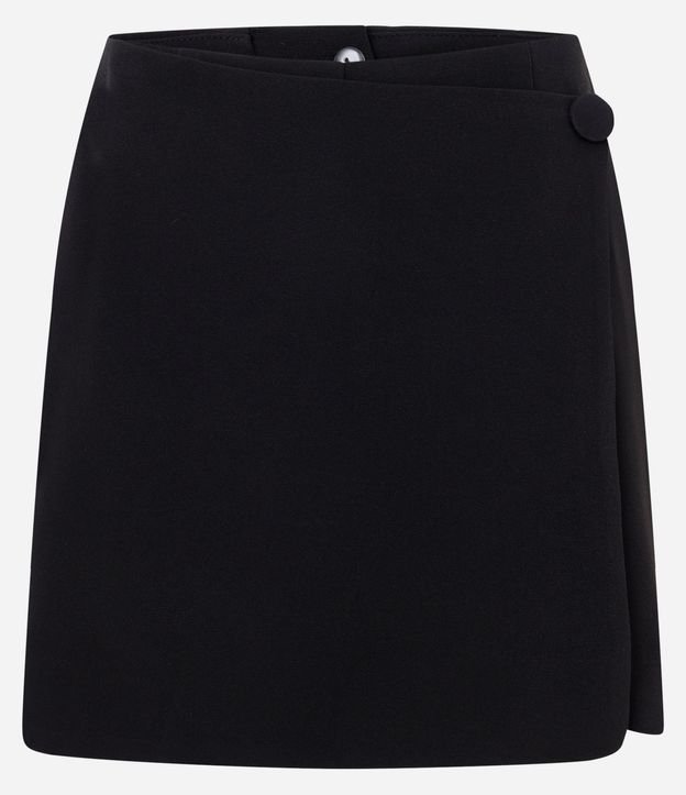 Short Pollera en Bengalina con Botón en el Traspase 9