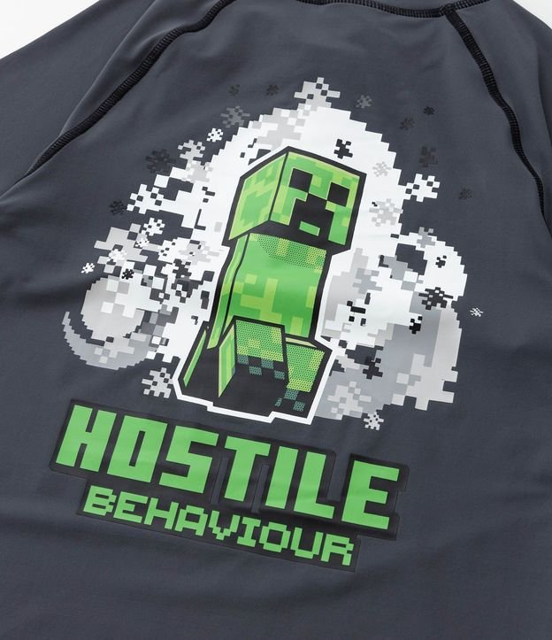 Remera Infantil con Protección UV y Estampa Minecraft - Talle 5 a 14 años 7