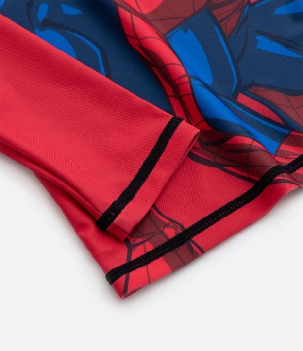Remera Infantil con Protección UV y Estampa Hombre-Araña - Talle 3 a 10 años 4