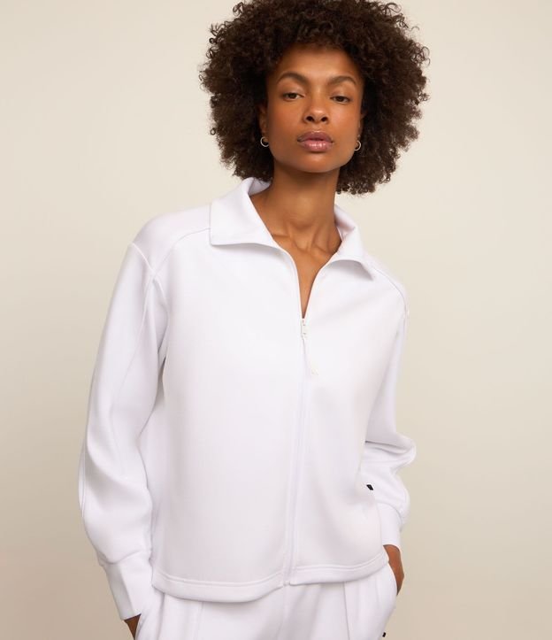Campera Deportiva en Microfibra Pesada con Cuello 1