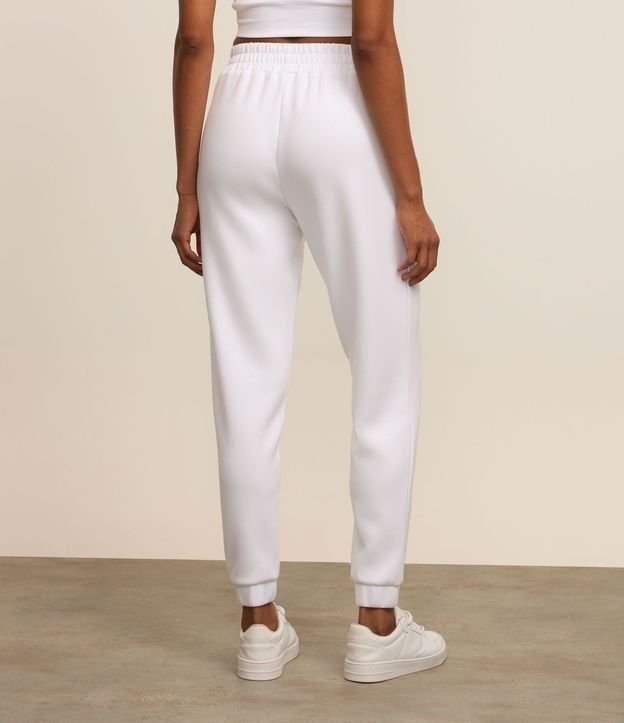 Pantalón Jogger en Microfibra Pesada con Frisos 3