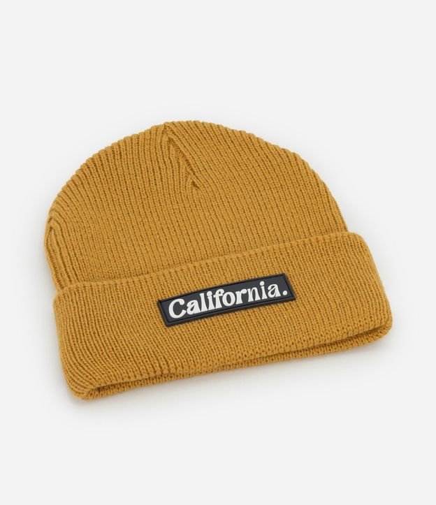 Gorro Infantil en Punto con Patch California – Talle U