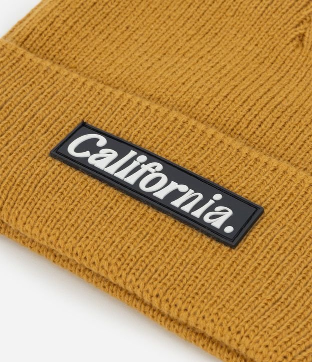 Gorro Infantil en Punto con Patch California – Talle U 2