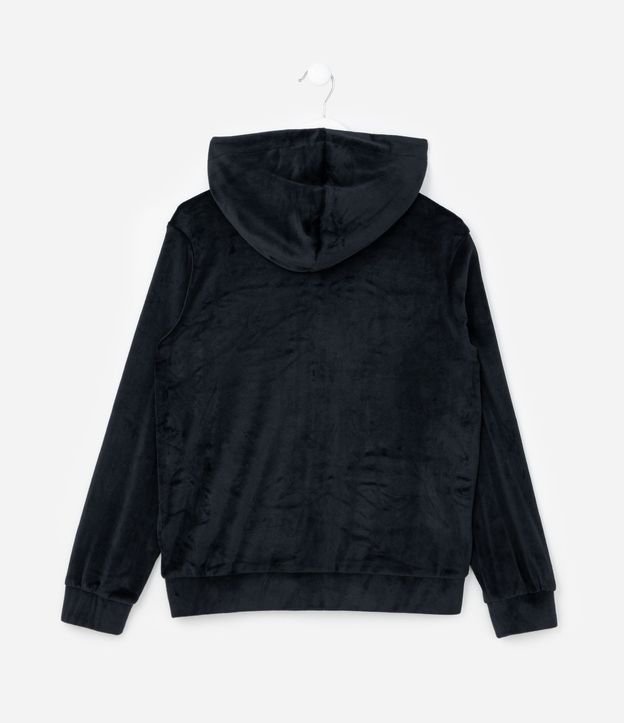 Campera Infantil en Plush con Capucha y Bolsillo - Talle 5 a 14 años 2
