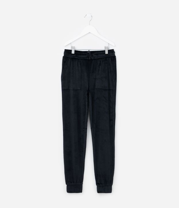 Pantalón Jogger Infantil en Plush con Bolsillo Funcional - Talle 5 a 14 años