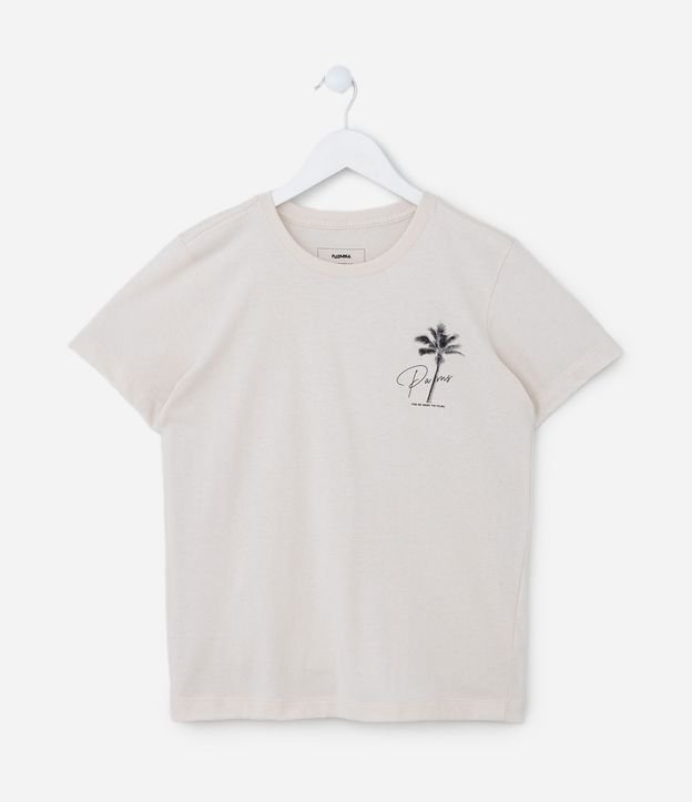 Remera Infantil con Estampa Cocotero - Talle 5 a 14 años